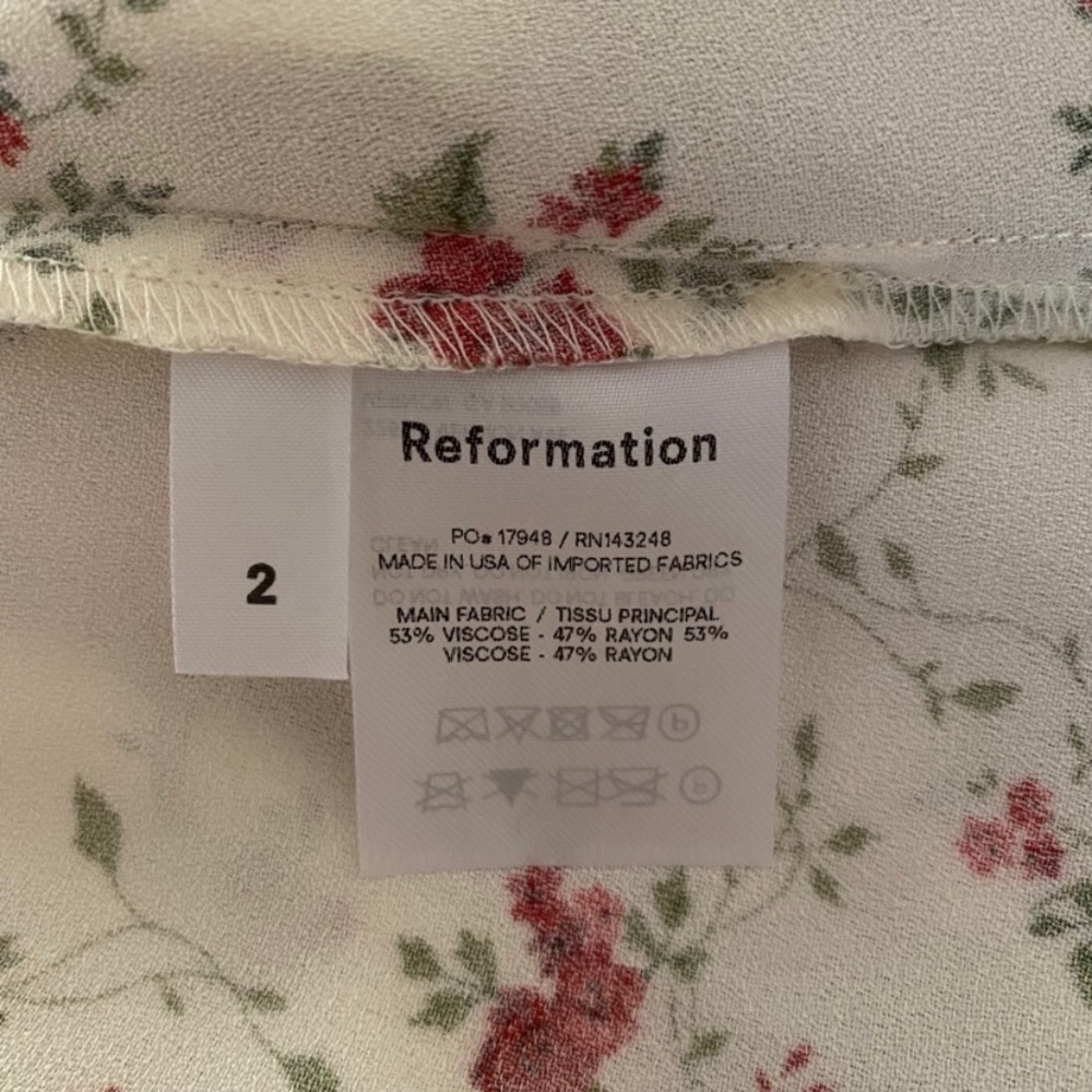 NWT Reformation Avalon Dress Annaliese 2 - Picture 4 of 6